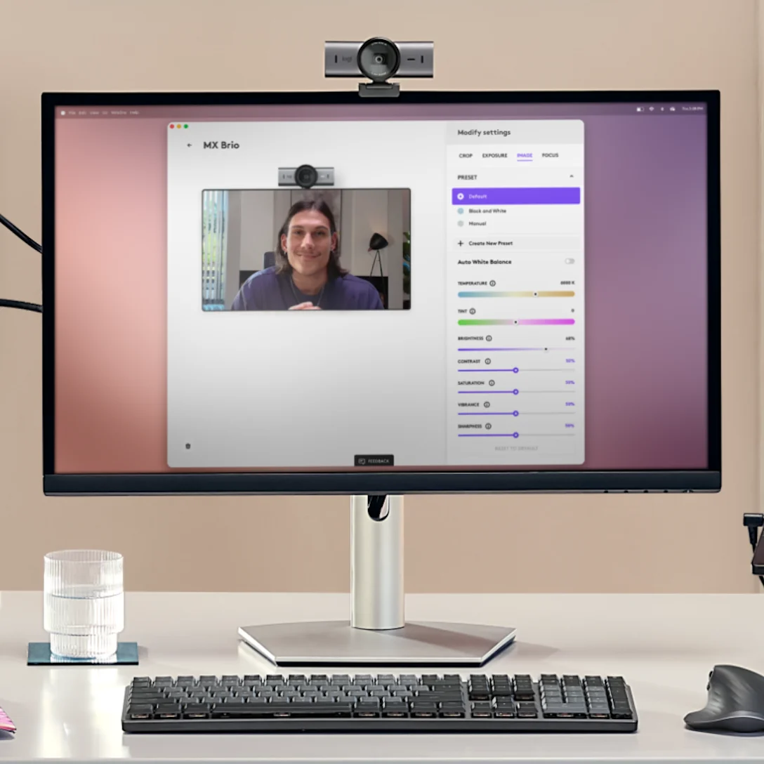 logitech mx brio webcam 